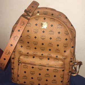 Authentic MCM back pack and belt